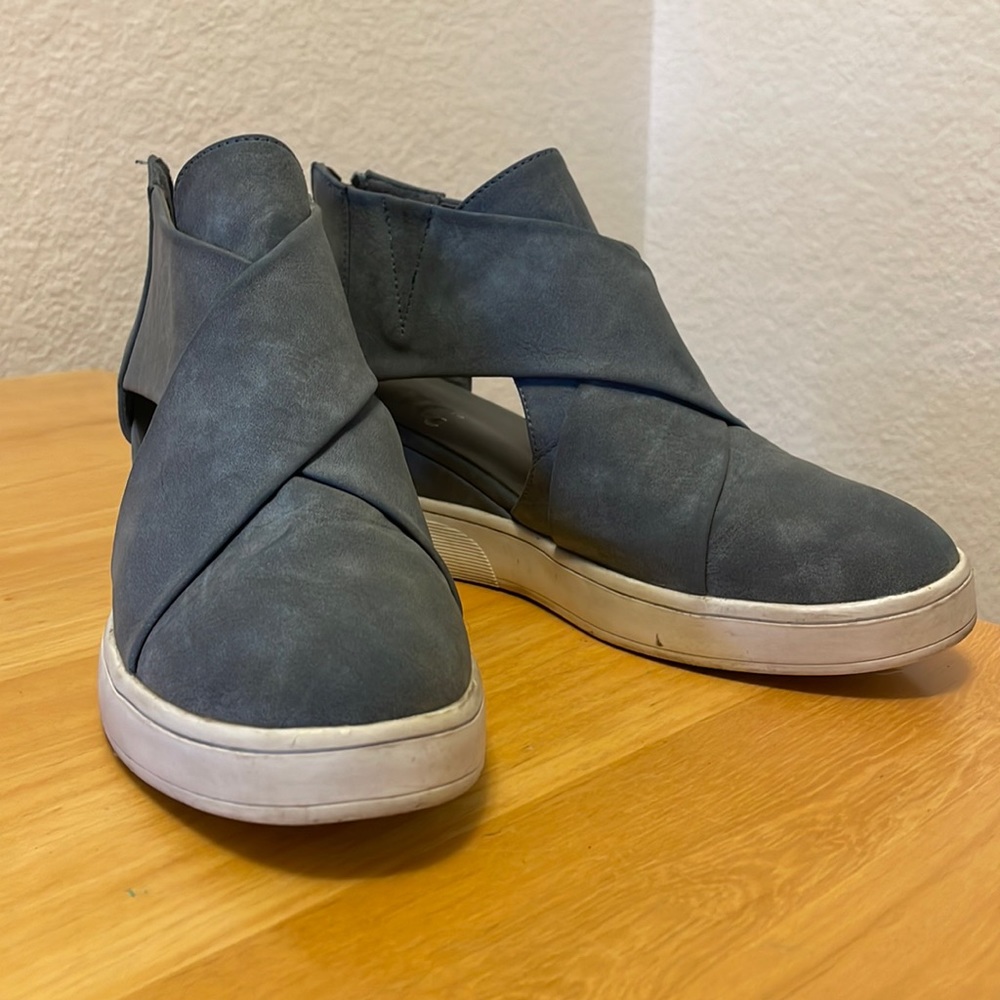 Suede Platform Sneakers